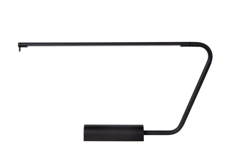 Lucide MADISON - Stolná lampa - LED Dim. - 1x6,5W 2600K/2800K - Čierna